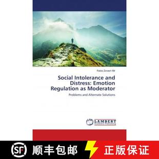 Regulation Intolerance 9786137341346 Moderator Emotion Distress and Social 预订