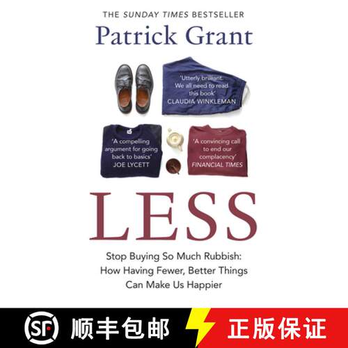 【3-4周达】LESS PB : Stop Buying So Much Rubbish: How Having Fewer, Better Things Can Make Us Happier [9780008663971]