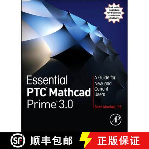 【3-4周达】Essential PTC (R) Mathcad Prime (R) 3.0: A Guide for New and Current Users [9780124104105]