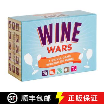 【3-4周达】Wine Wars (Game for Adults, Trivia Games, Wine Gifts): A Trivia Game for Wine Geeks and Wa... [9780811868341]