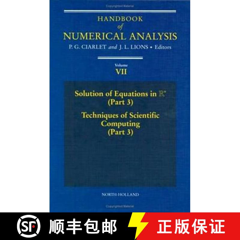 【3-4周达】Handbook of Numerical Analysis [9780444503503]