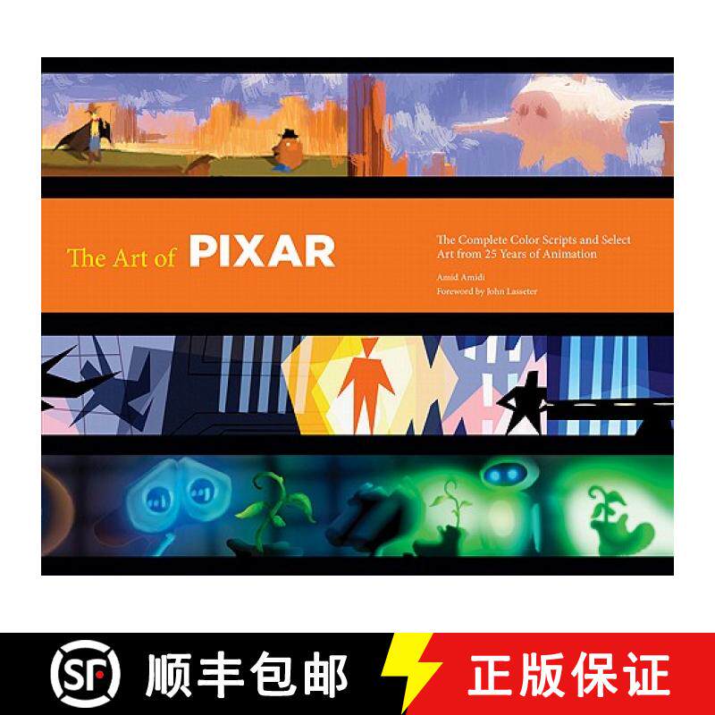 【3-4周达】Disney/Pixar the Art of Pixar: 25th Anniv Hc: The Complete Color Scripts and Select Art fr... [9780811879637]