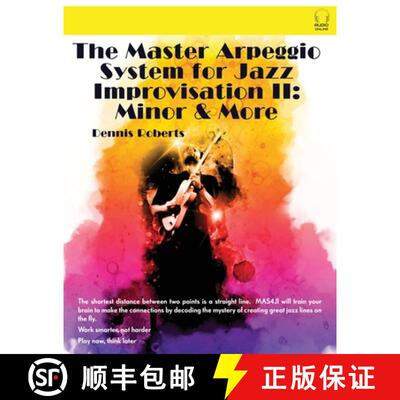 【3-4周达】The Master Arpeggio System for Jazz Improvisation II: Minor & More [9781736482193]