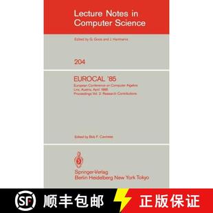 Conference European EUROCAL 1985. April Computer Proc... Linz 85. Austria 4周达 9783540159841 Algebra.