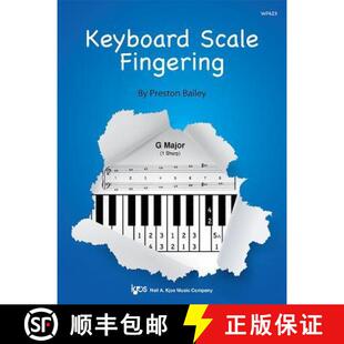Fingering 3周达 Scale 9780849798054 Keyboard