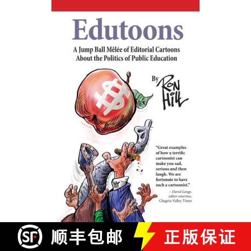 【3-4周达】Edutoons: A Jumpball Melee of Editorial Cartoons About the Politics of Public Education [9780692683361]