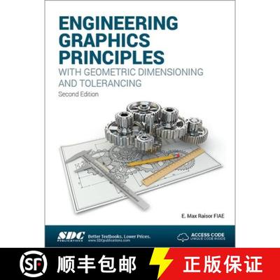 【4周达】Engineering Graphics Principles with Geometric Dimensioning and Tolerancing [9781630571214]