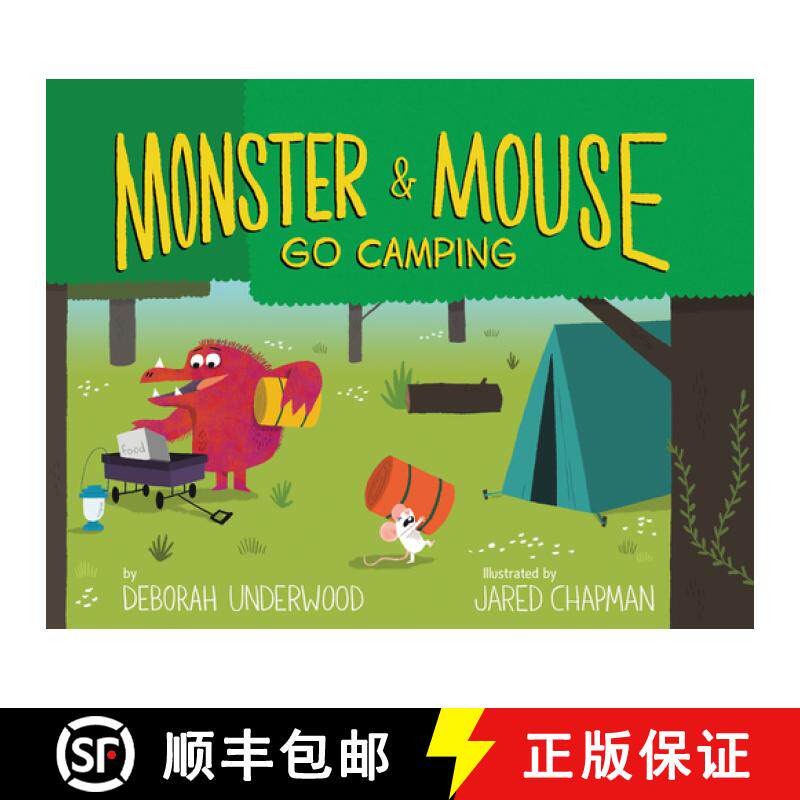 【3-4周达】Monster and Mouse Go Camping [9780544648326]