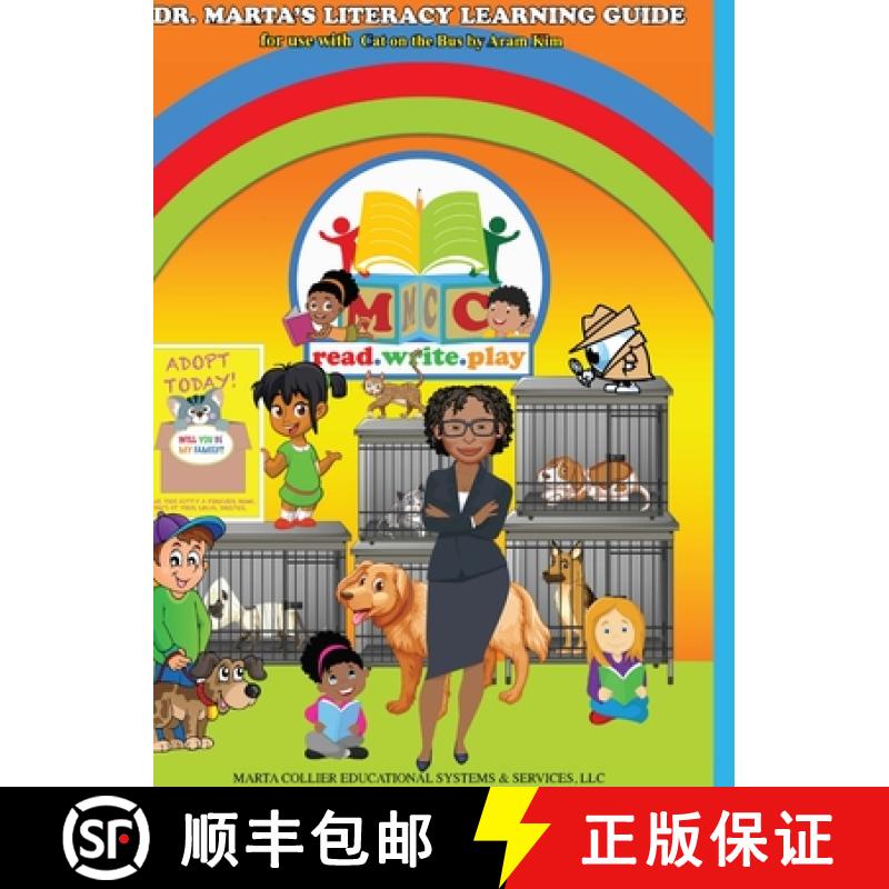 【2-3周达】Dr. Marta's Literacy Learning Guide For Use With Cat on the Bus by Aram Kim [9781716540325]