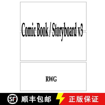 【3-4周达】Comic Book / Storyboard v3: 150 Pages 8.5 X 11 [9781087807218]