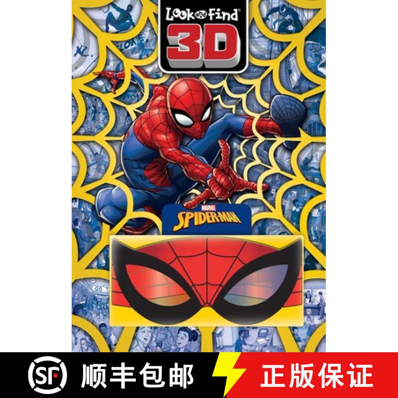 预订 Marvel Spider-Man: Look and Find 3D [9781503772717]