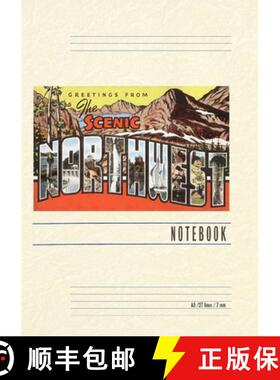 【3-4周达】Vintage Lined Notebook Greetings from the Scenic Northwest [9798385453801]