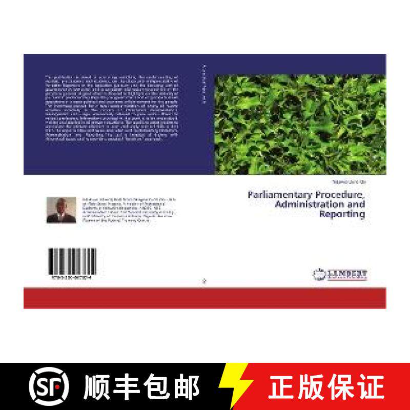 预订 Parliamentary Procedure, Administration and Reporting [9783330027824]