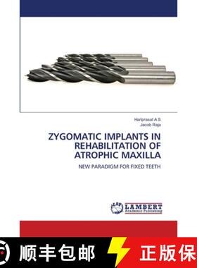 【3-4周达】Zygomatic Implants in Rehabilitation of Atrophic Maxilla [9786207996933]
