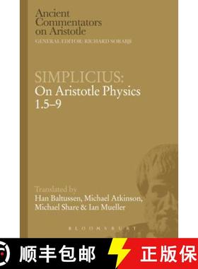 预订 Simplicius: On Aristotle Physics 1.5-9 [9781472557865]