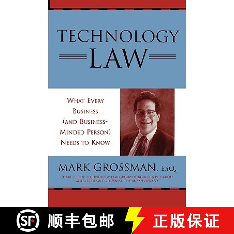 【3-4周达】Technology Law : What Every Business (And Business-Minded Person) Needs to Know [9780810847385]