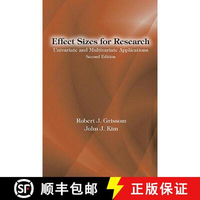 【3-4周达】Effect Sizes for Research: Univariate and Multivariate Applications, Second Edition [9780415877688]