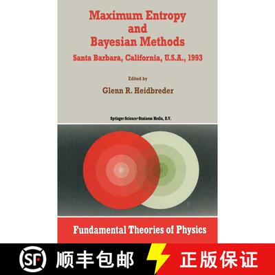 【3-4周达】Maximum Entropy and Bayesian Methods Santa Barbara, California, U.S.A., 1993 [9789048144075]
