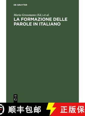 预订 La Formazione Delle Parole in Italiano [9783484507111]