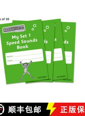 【3-4周达】Read Write Inc. Phonics: My Set 1 Speed Sounds Book (Pack of 30) [9780198378815]
