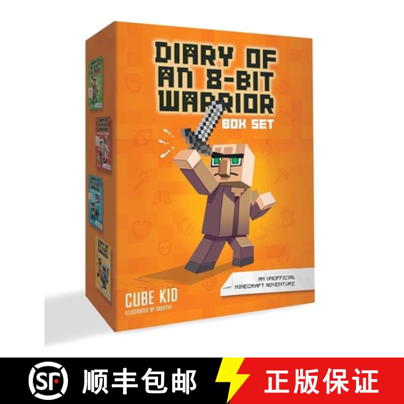 【2-3周达】Diary of an 8-Bit Warrior  Box Set Volume 1-4 [9781449493257]