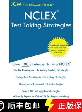 【3-4周达】NCLEX Test Taking Strategies : Free Online Tutoring - New 2020 Edition - The latest strate... [9781647689766]