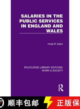【3-4周达】Salaries in the Public Services in England and Wales [9781032817118]