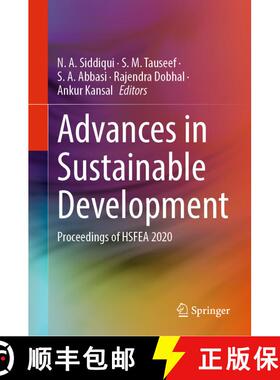 【3-4周达】Advances in Sustainable Development : Proceedings of HSFEA 2020 [9789811643996]
