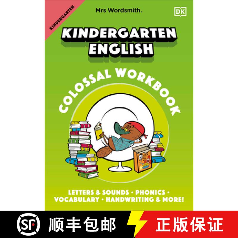 【3-4周达】Mrs Wordsmith Kindergarten English Colossal Workbook: Letters and Sounds, Phonics, Vocabul... [9780744051520]
