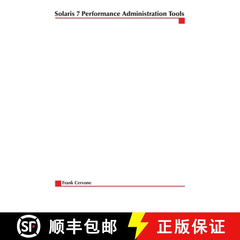 【3-4周达】Solaris 7 Performance Administration Tools [9780072122114]