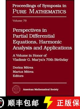 【3-4周达】Perspectives in Partial Differential Equations, Harmonic Analysis and Applications: A Volu... [9780821844243]