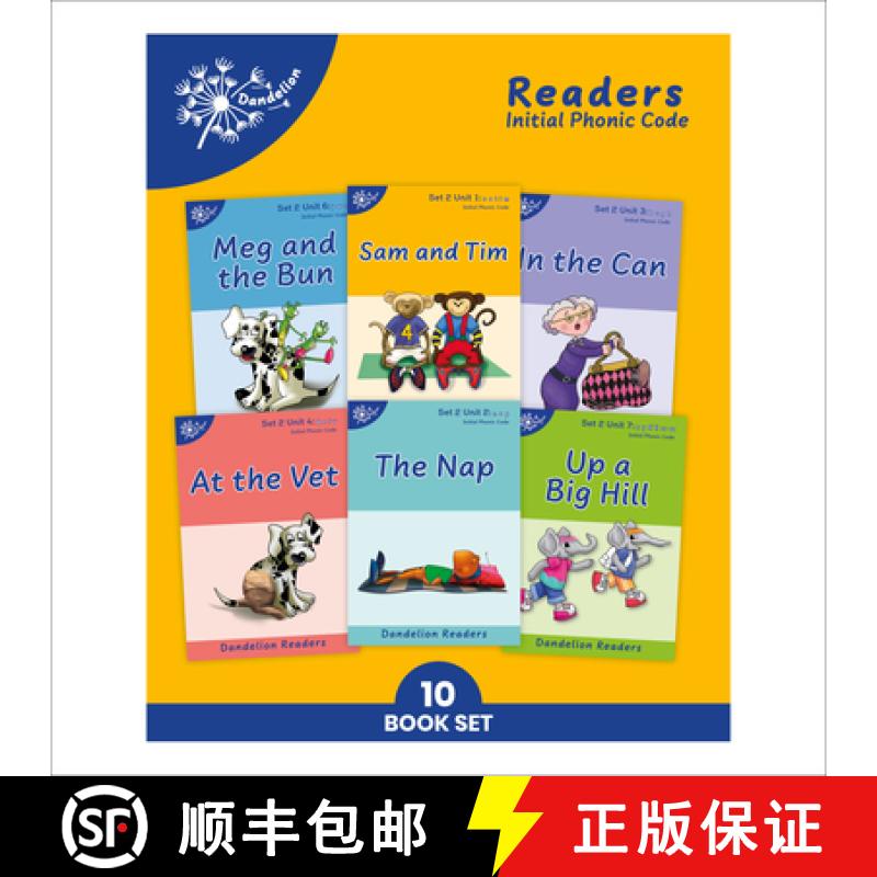 【3-4周达】Phonic Books Dandelion Readers Set 2 Units 1-10 Sam and Tim (Alphabet Code Blending 4 and ... [9780744095258]