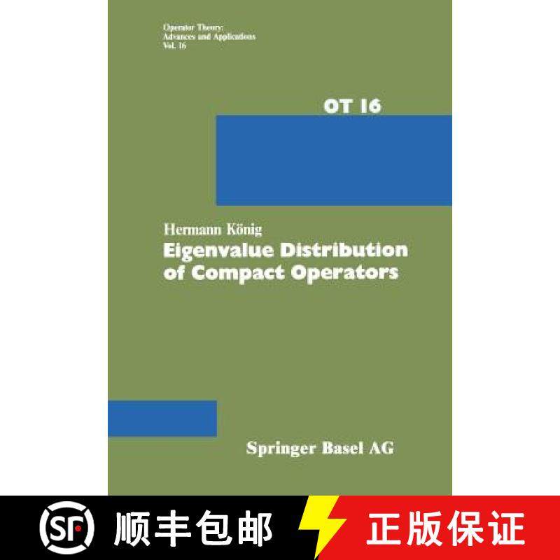 【3-4周达】Eigenvalue Distribution of Compact Operators [9783034862806]