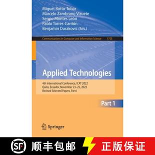 Technologies Conference Applied November 9783031249846 Ecuador 4th 4周达 2022 ICAT International 2... Quito