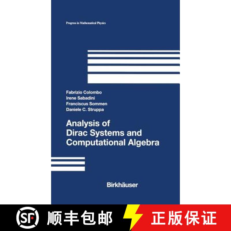 【3-4周达】Analysis of Dirac Systems and Computational Algebra [9780817642556]