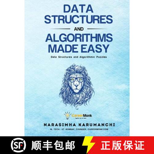 【3-4周达】Data Structures And Algorithms Made Easy: Data Structures And Algorithmic Puzzles [9788193245286]