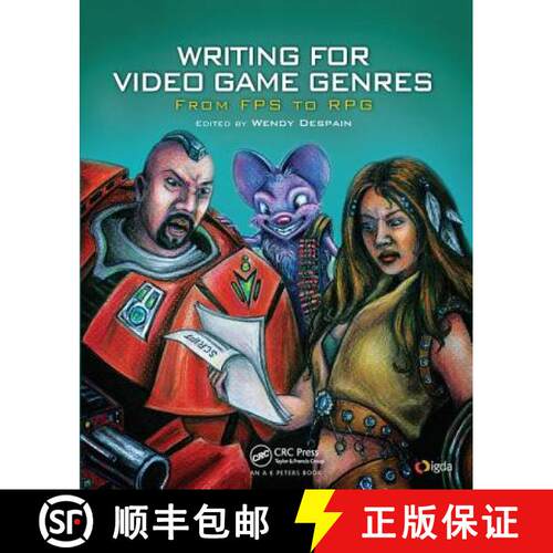 【3-4周达】精装 Writing for Video Game Genres: From Fps to RPG [9781138427921]
