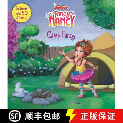 【3-4周达】Disney Junior Fancy Nancy: Camp Fancy: Includes Over 50 Stickers! [9780062843760]