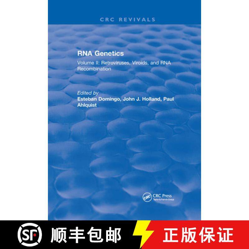【3-4周达】RNA Genetics: Volume II: Retroviruses, Viroids, and RNA Recombination [9780367657468]