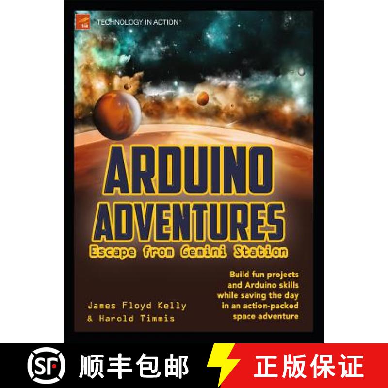 【3-4周达】Arduino Adventures : Escape from Gemini Station [9781430246053]
