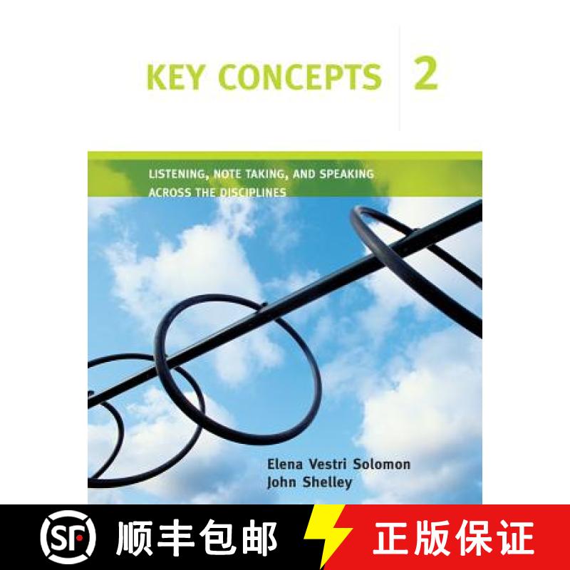 现货 Key Concepts 2: Listening, Note Taking, and Speaking Across the Disciplines [9780618382415]