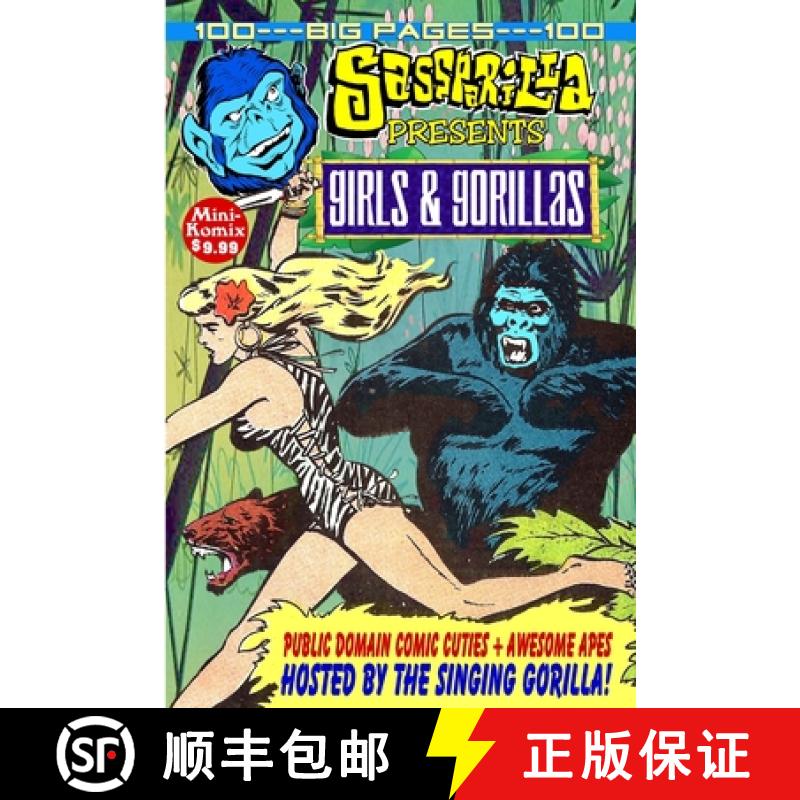 【2-3周达】Sass Parilla Presents: Girls & Gorillas [9781365777547]