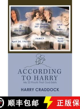 【3-4周达】According to Harry: My 22 Proofs That God Exists [9781982217013]