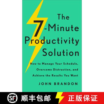 【3-4周达】精装 The 7-Minute Productivity Solution: How to Manage Your Schedule, Overcome Distraction... [9780800741389]