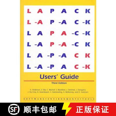 【3-4周达】Lapack User's Guide [9780898714470]