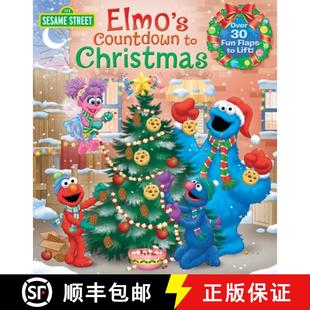 Countdown 9780399552137 Elmo Street Sesame 预订 Christmas