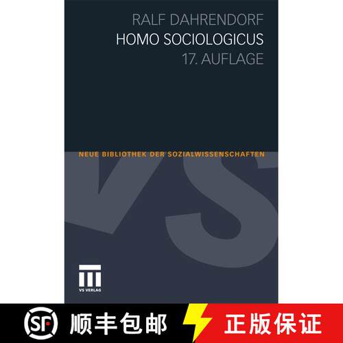 【3-4周达】Homo Sociologicus: Ein Versuch zur Geschichte, Bedeutung und Kritik der Kategorie der sozi... [9783531173771]
