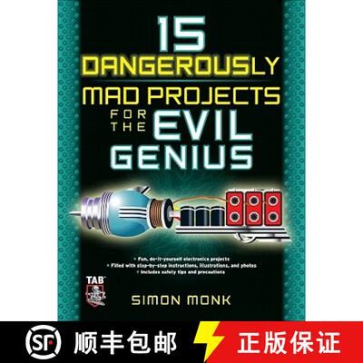 【3-4周达】15 Dangerously Mad Projects for the Evil Genius [9780071755672]