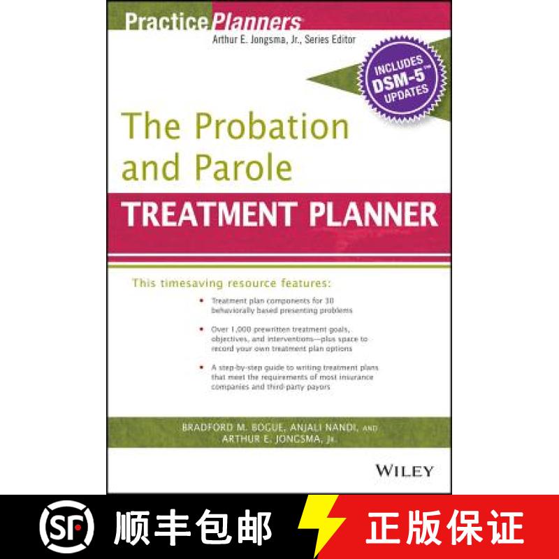 【3-4周达】The Probation And Parole Treatment Planner, With Dsm 5 Updates [Wiley心理学] [9781119073291]