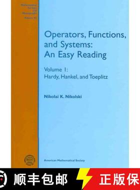 【3-4周达】Operators, Functions, and Systems, Volume 1; Hardy, Hankel, and Toeplitz: An Easy Reading ... [9780821849330]